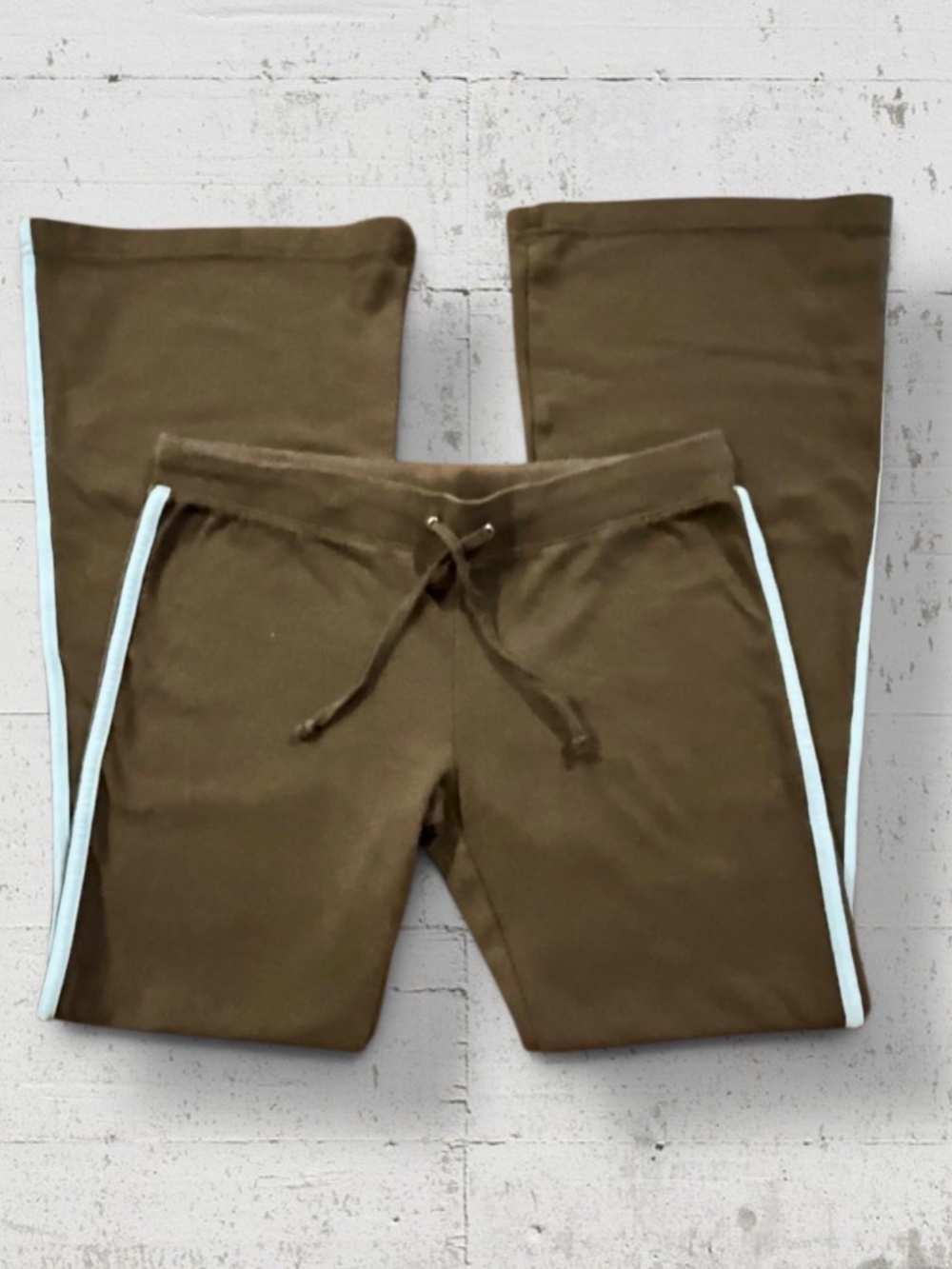 Simply by e Brown Yoga Sweat Boot Leg Pants.  Sz M